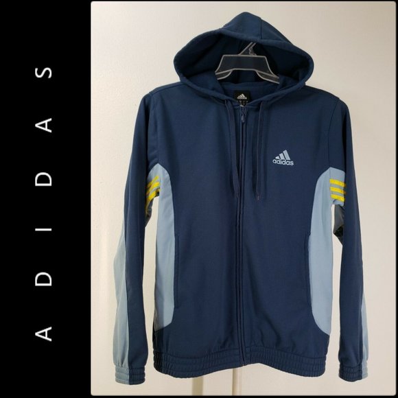 adidas Other - Adidas Men Full Zipper Front Hoodie Jacket Medium